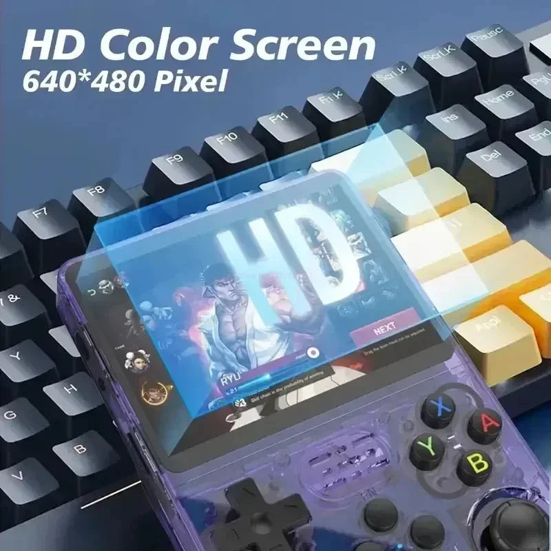 R36S Retro Handheld Video Game Console Linux Systeem 3,5-inch IPS Scherm Draagbare Handheld Video Speler 64 GB 15000 Games2025-11-15 22:03:22